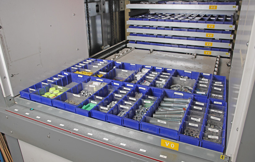 Megalift Tray of Parts