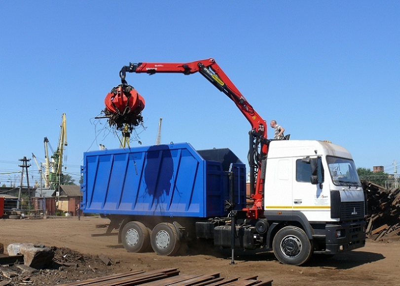 Recycling and waste epsilon crane