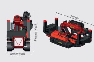 crawler crane compact dimensions